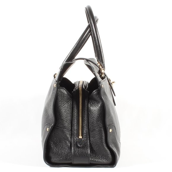 Coach Mercer Satchel Bag Purse Black Leather NEW - Picture 4 of 8